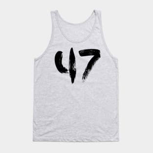 Number 47 Tank Top